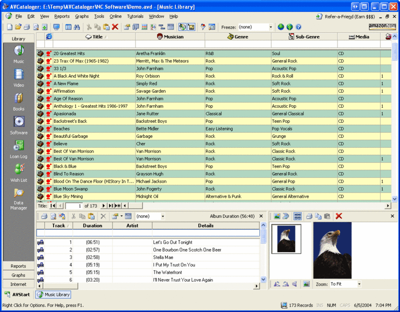 AVCataloger Screenshot